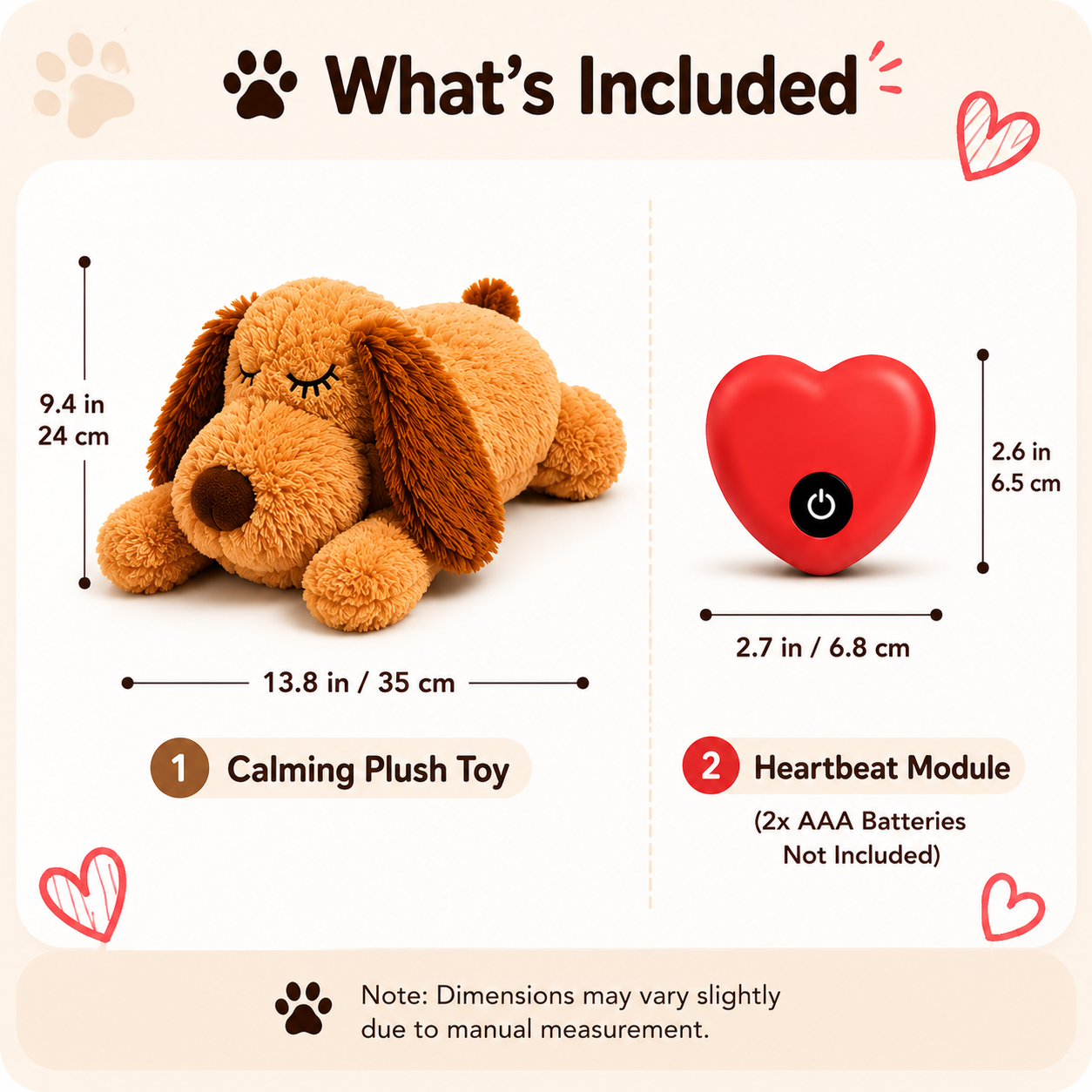 Heartbeat Puppy Toy — Anxiety Relief for Puppies