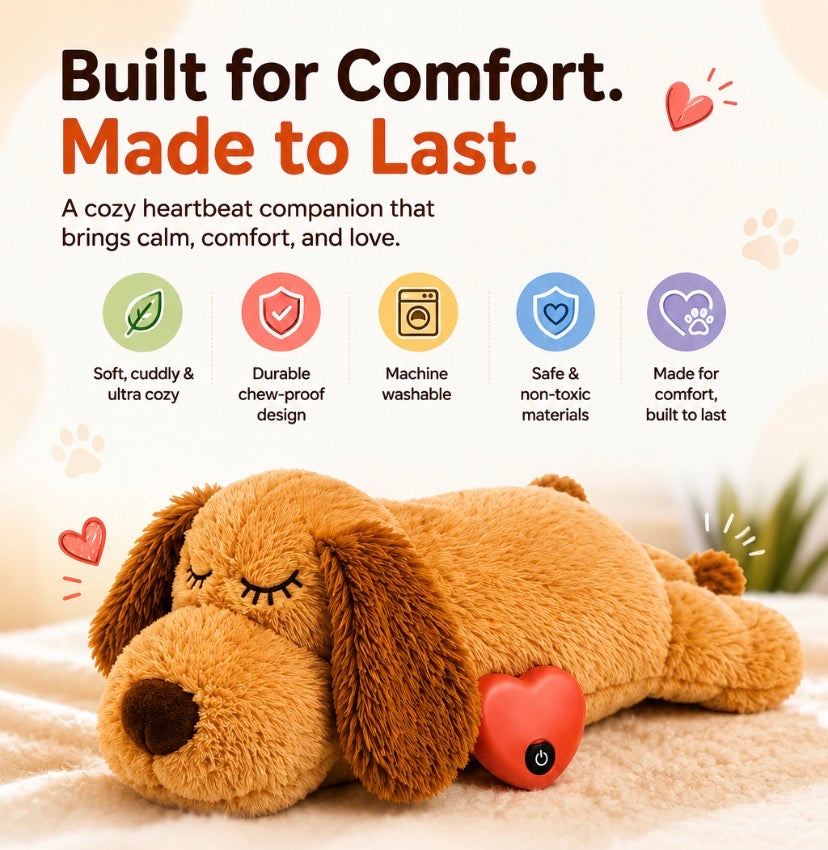 Heartbeat Puppy Toy — Anxiety Relief for Puppies