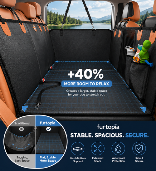 Waterproof Dog Back Seat Extender