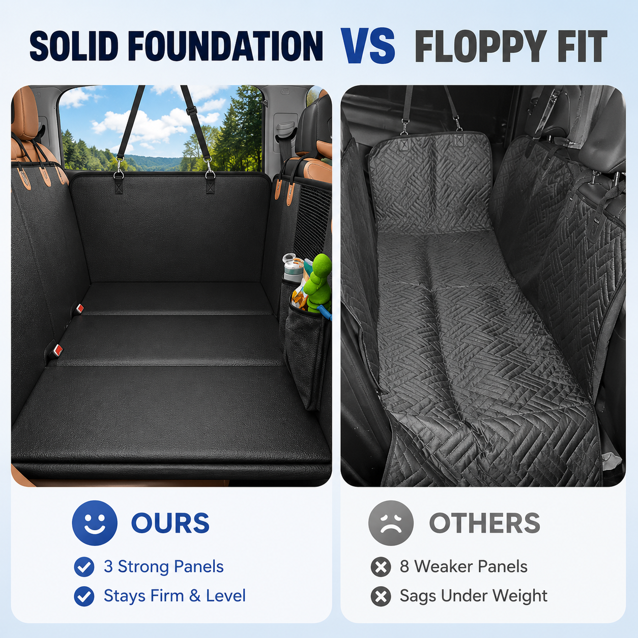 Waterproof Dog Back Seat Extender