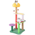 Fruit Cat Tree with Plush Padded Top Perch and Scratching Posts
