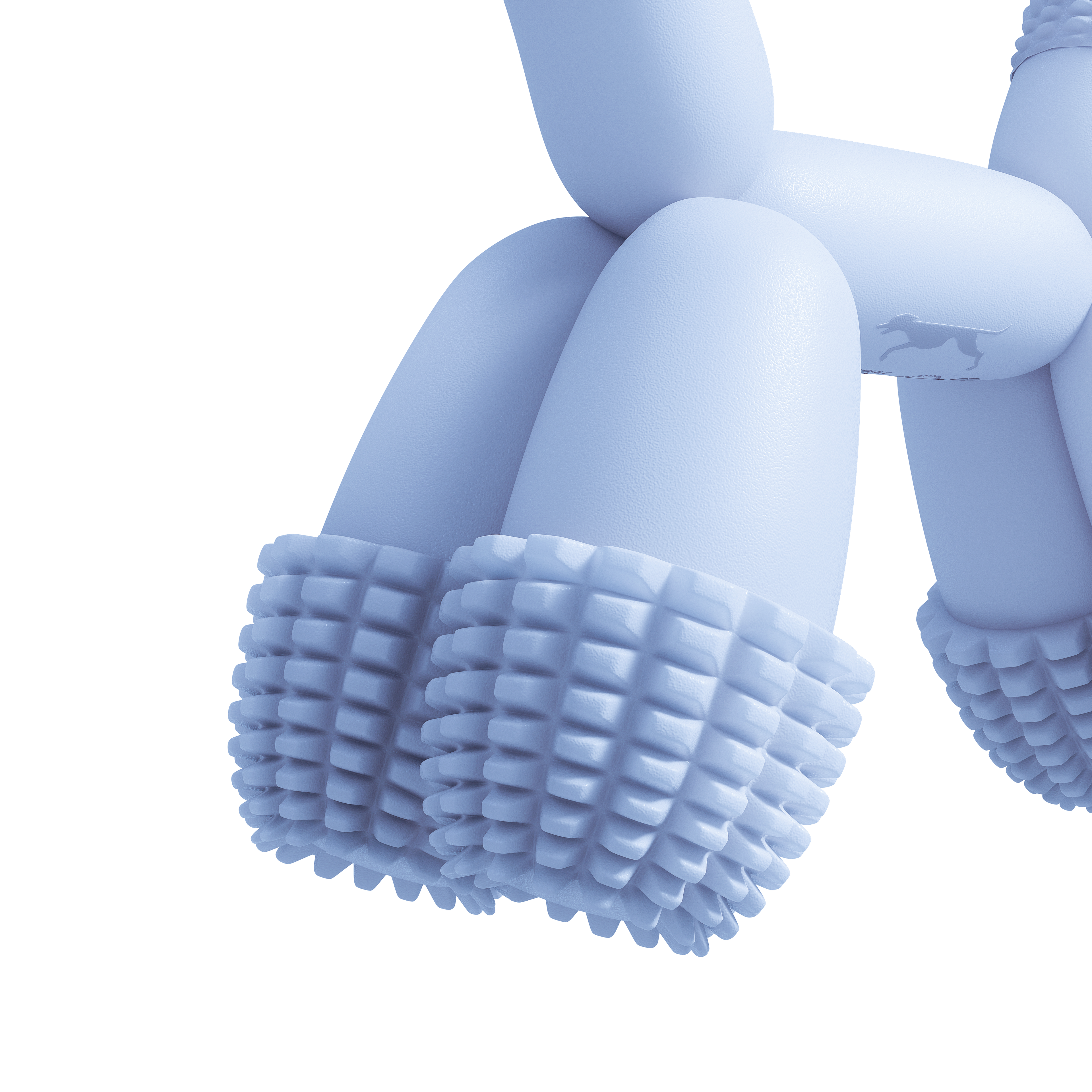 Balloon Dog Toy- Light Blue