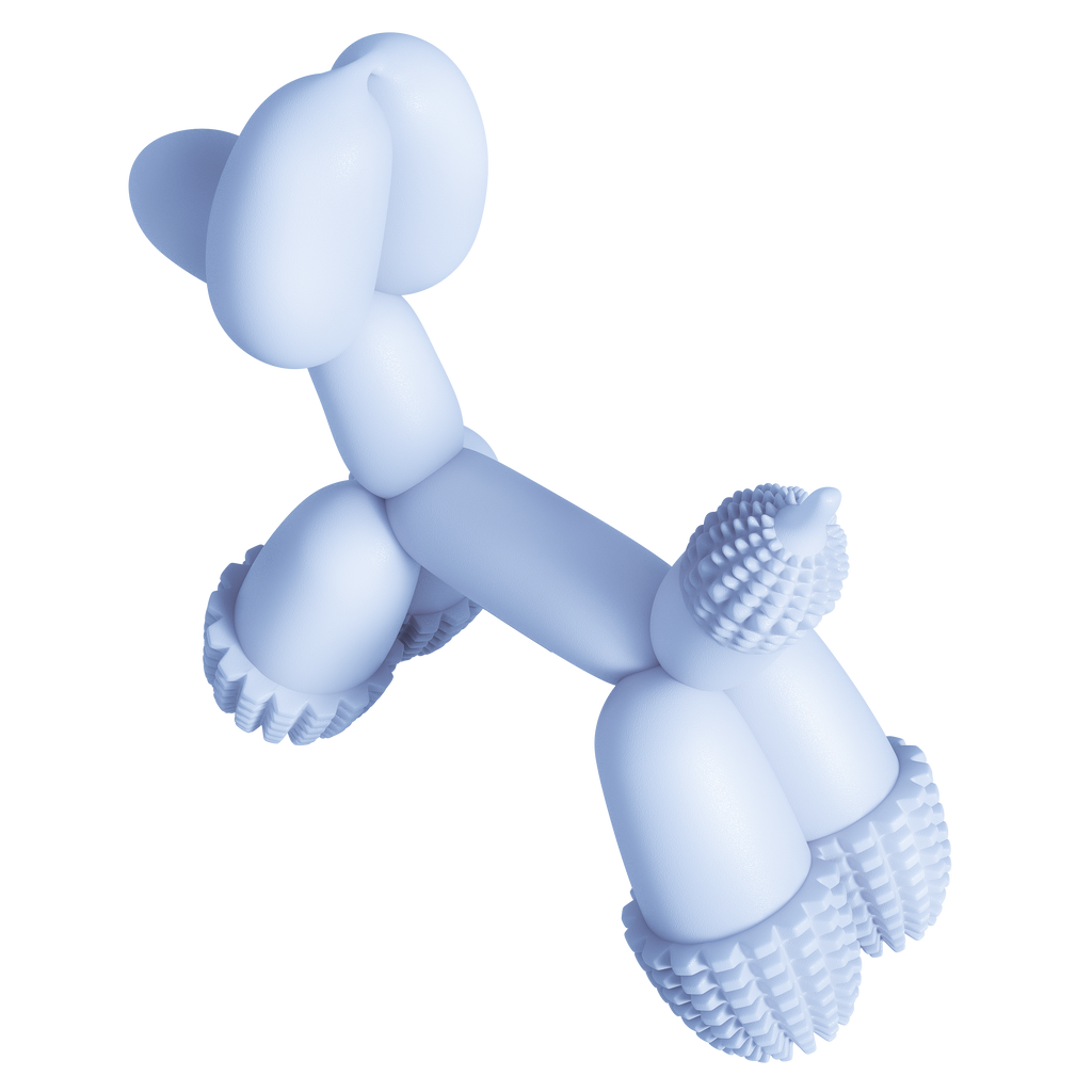 Balloon Dog Toy- Light Blue
