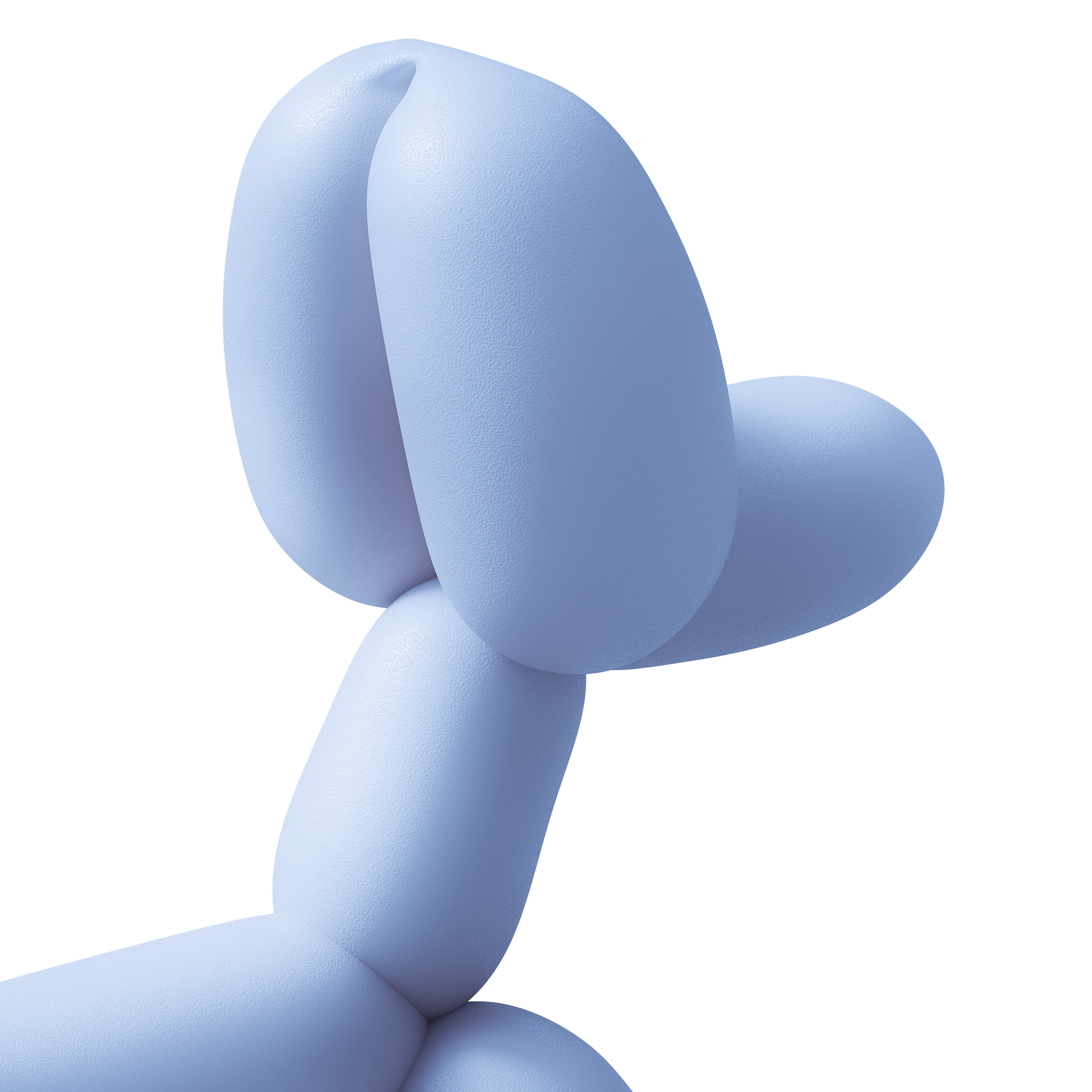 Balloon Dog Toy- Light Blue