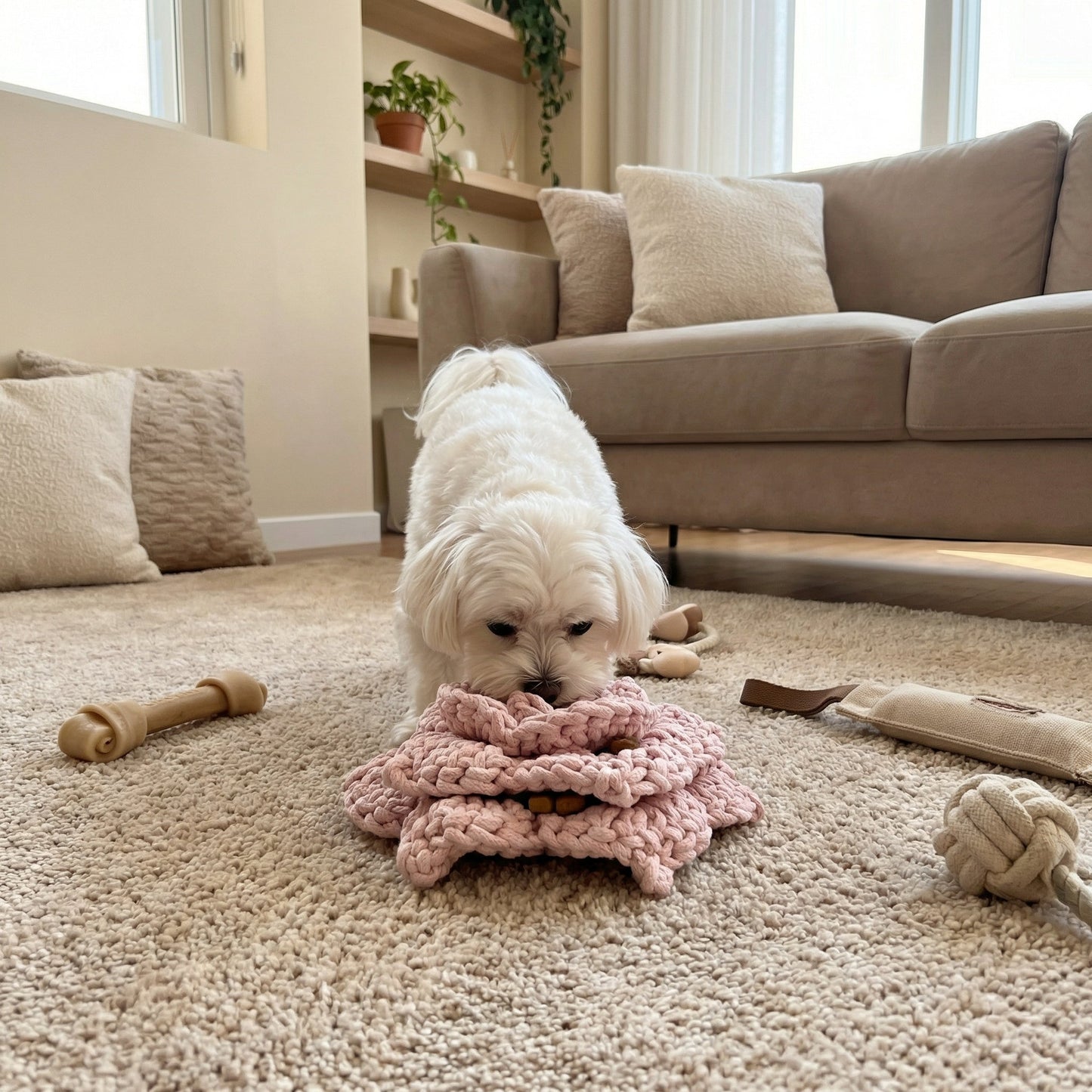 Cherry Blossom: Snuffle Flower Dog Toy